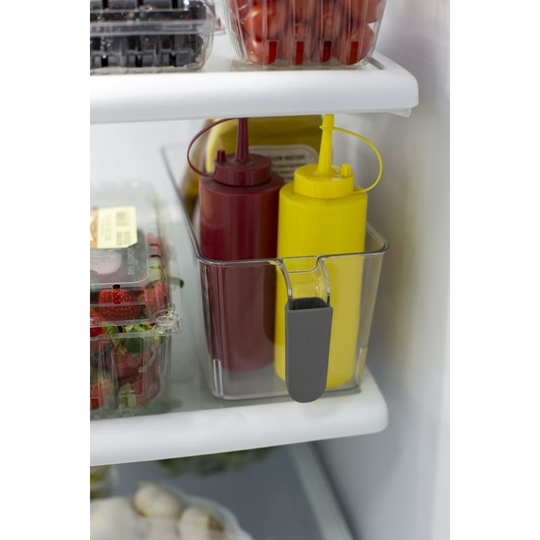 Home Basics Plastic Fridge Bin 12 -Egg Holder, Clear, KITCHEN ORGANIZATION