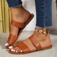 thumbnail image 2 of eczipvz Chaussures pour Femmes Mode Été Semelles Colorées Respirantes avec Sandales d'Extérieur, Marron, 2 of 5