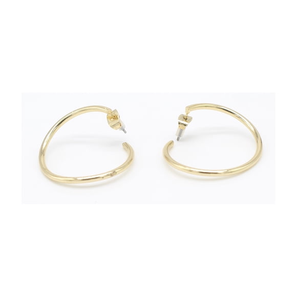 Banana Republic Pendientes de aro retorcidos para mujer, ,