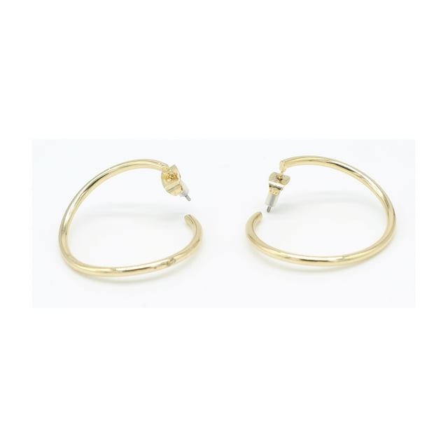 Banana Republic Pendientes de aro retorcidos para mujer, ,
