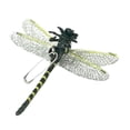 thumbnail image 3 of Figura de animal modelo de libélula para decoración de exteriores, adorno colgante de jardín con libélula pequeño con alfiler, 3 of 8