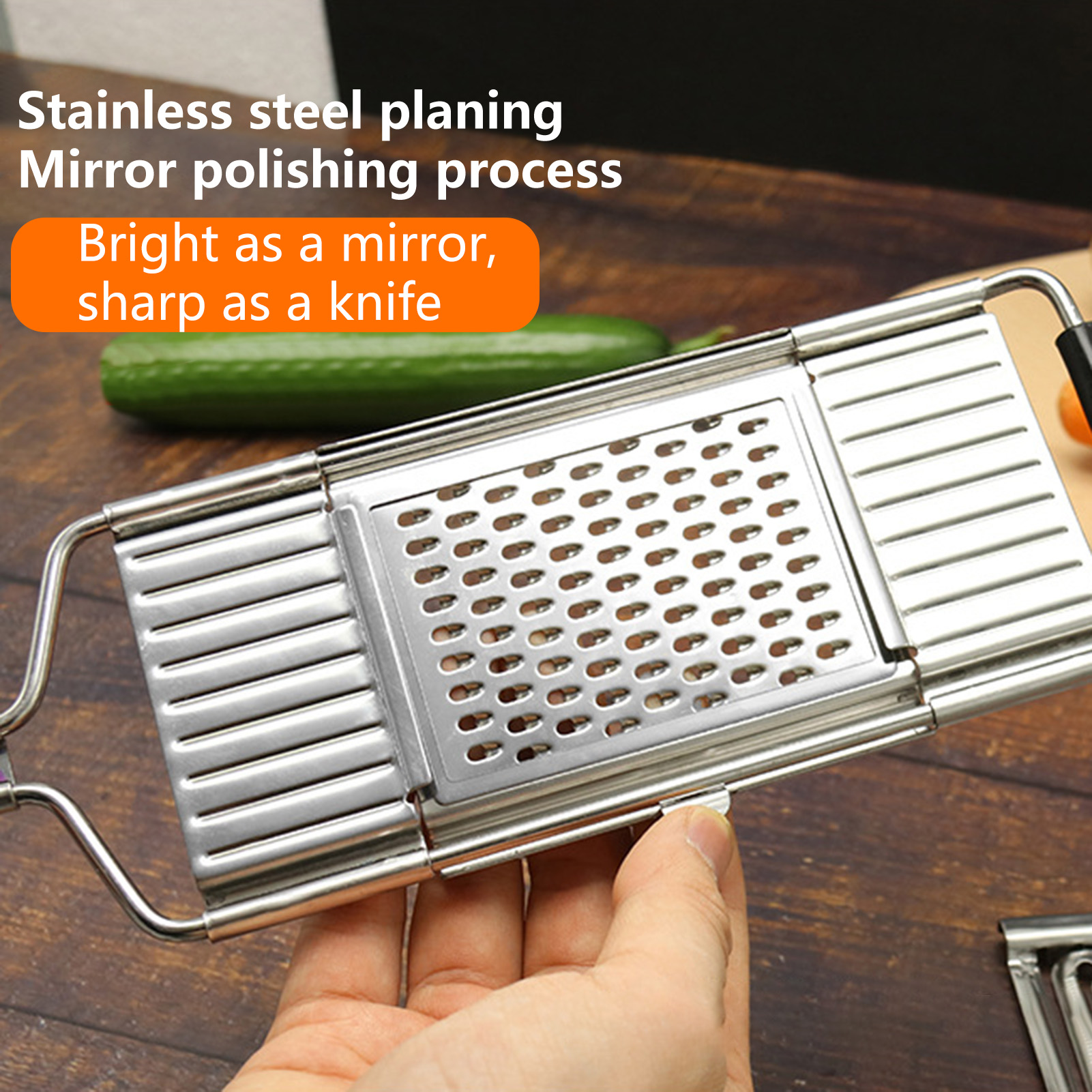 5PCS/SET Stainless Steel Vegetable Slicer Set Multifunctional Vegetable  Grater Cutter Kitchen Accessories Cooking Tools