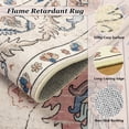 thumbnail image 5 of Wellber Soft Rugs Retro Area Rug Vintage Carpet for Living Room Bedroom Office Home Decor,4'x6',Beige, 5 of 7