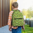 thumbnail image 5 of Uemuo Cute Green Frog Printed Student Durable Water-resistant Backpack,Travel Backpack,Outdoor Activities Backpack, Laptop Backpack, Multi-compartment Backpack, 5 of 5