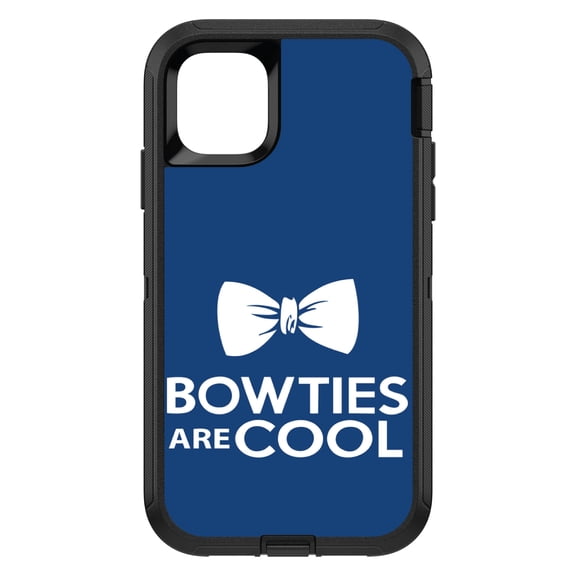 DistinctInk Custom SKIN / DECAL compatible with OtterBox Defender for iPhone 11 Pro MAX (6.5" Screen) - Bow Ties Are Cool