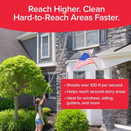 Pocket Hose Arrow, Turn Any Garden Hose Into a Powerful Washer, 4 Precision Tips