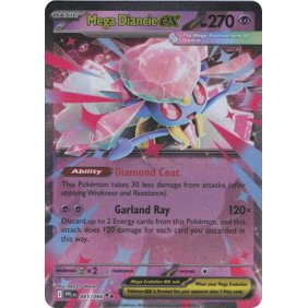 Pokemon Phantasmal Flames Double Rare Mega Diancie ex #41