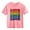 Pink, variant on Kids Love Rainbow T-Shirt | Girls Short Sleeve Cotton Casual Top with Positive Slogan Blue,Size 7 T