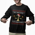 thumbnail image 2 of Christmas Sweatshirt, Legal Christmas Sweatshirt, Funny Lawyer Ugly Holiday Sweatshirt, Festive Judge Attorney Gift for Law Students & Paralegals, 2 of 5