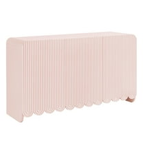 Sideboard Storage Cabinet , Pink, Wood, Living Dining Room Kitchen Cafe Bistro Hospitality Restaurant, Modern Contemporary, HB37875