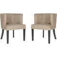thumbnail image 2 of Lola Tub Chair-Color:Grey,Finish:Black,Quantity:Set of 2, 2 of 5
