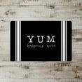 thumbnail image 2 of Creative Products Yum Happens Here black 27x18 Floor Mat, 2 of 2