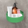 thumbnail image 6 of JASKFLY Shower Caddy - No-Drill Hanging Storage Basket for Shampoo & Toiletries, Rust-Resistant Plastic Organizer for Bathroom & Shower Stall,5.71x5.71x2.56in(Green), 6 of 6