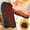 Black 37-38, variant on ShaoXinWan Heated Insoles, Rechargeable Heated Insoles, USB Temperature Control Electrics Heating, Universal Short Velvet Heating Insole Foot Warmer Non Slip (Black 43-44)