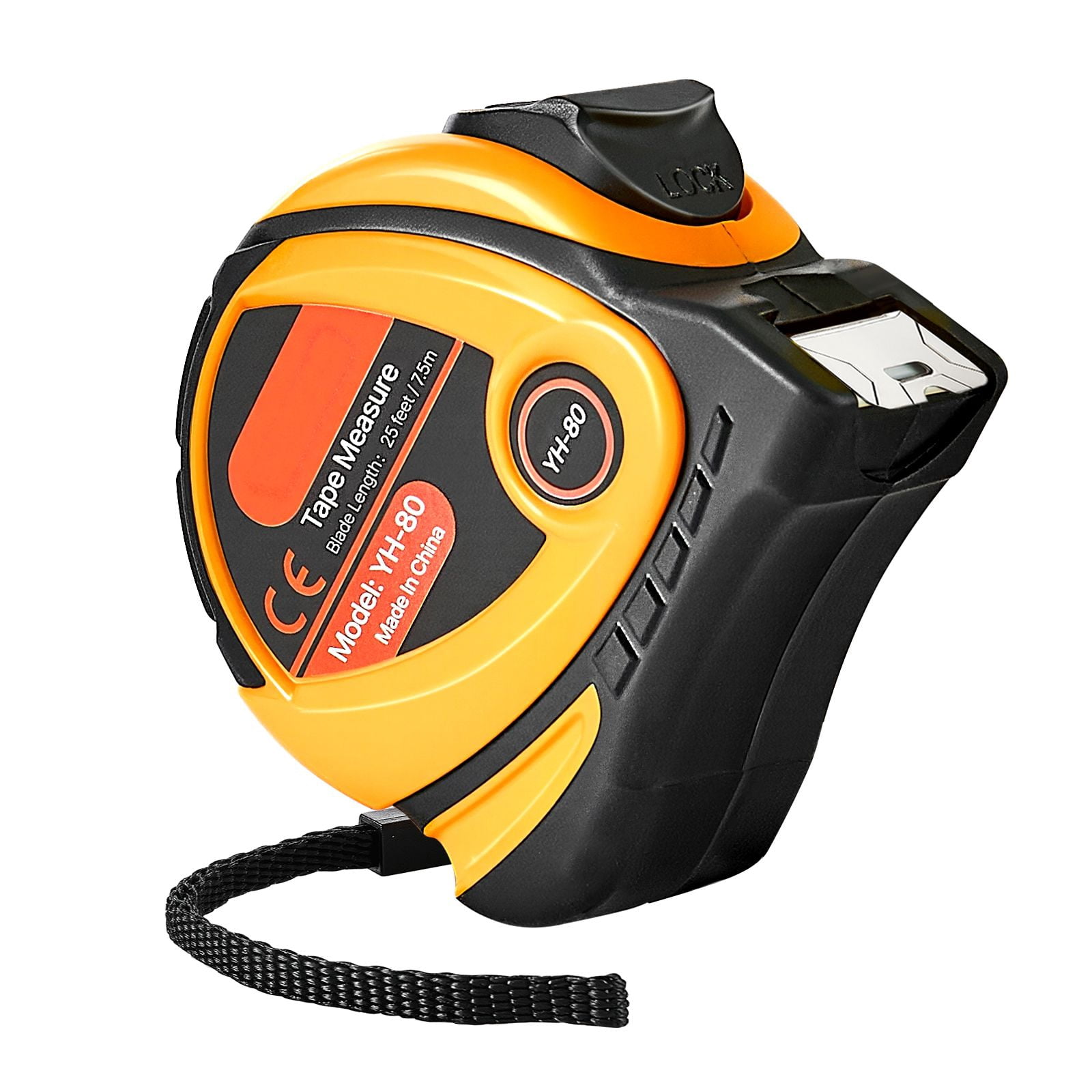 Dranite 25-Foot Tape Measure Retractable, ABS Material with Imperial/Metric