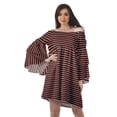 thumbnail image 1 of Moomaya Robe d'Été Dénudée pour Femmes, Robe de Plage en Coton avec Manches Cloche - TG, 1 of 5