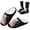 Black Snowman, variant on Pink Nutcracker Multi‑Use Indoor House Shoes Slouchy Socks Set