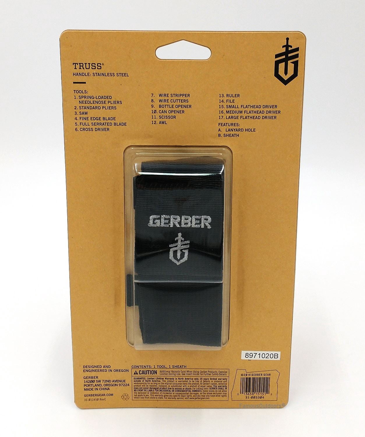 Gerber Truss Multi-Tool - 30-001343