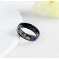 thumbnail image 5 of Matching Set Couple Rings Stainless Steel Promise Rings with His Queen and Her King Wedding Engagement Band(2pcs), 5 of 8