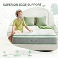 thumbnail image 4 of Novilla AwakePro 10" Teen Pillow Top Memory Foam Hybrid Mattress, Twin Size, 4 of 11