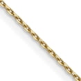thumbnail image 1 of 14k Or Jaune 16 Pouces.8mm Chaîne à Câble Pendentif Pendentif Lien Rond, 1 of 9