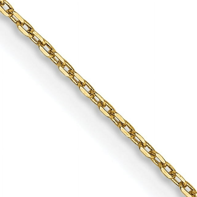 14k Or Jaune 16 Pouces.8mm Chaîne à Câble Pendentif Pendentif Lien Rond
