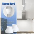thumbnail image 5 of 2 Pcs 6 to 4 Inch Duct Reducer Increaser ABS Air Duct Adapter Duct Fan or Dryer Vent Adapter HAVC Pi, 5 of 5