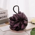 thumbnail image 3 of 4-Pack Large Mesh Bath Loofahs Exfoliating Shower Sponge Balls for Men and Women Black Body Scrubber for Deep Cleaning Valentine's Day Gifts Spa Accessories Home Bathroom Decor@100, A, 3 of 7