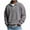 Gray, variant on UQJfacai Long Sleeve Shirts for Men Waffle Knit Lapel Collar Button Up Pullover Sweatshirts Fall Winter Solid Loose Fit Casual Tops
