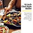 thumbnail image 3 of Skillet Lodge Chef Collection 14, estilo chef, con doble asa, 3 of 8