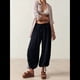 thumbnail image 4 of Pantalones Harén para Mujer, Pantalones de Estar por Casa con Dos Bolsillos Negro S, 4 of 9