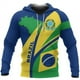 thumbnail image 5 of Sudadera con capucha con estampado de bandera de España, México y Brasil en 3D para hombre, sudadera con emblema nacional de Perú, chándal informal de talla grande para hombre, 5 of 5