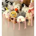 thumbnail image 4 of Large Stuffed Animal Storage Hammock Corner Net - Pink Room Decor for Teen Girls - Toys Storage Hanging Stuff Animal Organizer Holder Cute Stuff - Boho Nursery Dorm Bedoom Decor Aesthetic1, 4 of 6