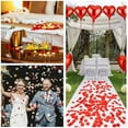 thumbnail image 2 of GEEKEO Valentine's Day Decorations, Candles Red Tea Lights Rose Petals and Red Heart Shaped Foil Balloons for Marriage Proposal Engagement Wedding Anniversary Mother's Day Decoration, 2 of 9
