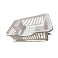 thumbnail image 5 of CarpNettore Dish Drying Rack Kitchen Utensils Drainer Rack Portable Versatile Storage Shelf White, 5 of 9