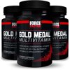 (3 pack) (3 pack) Force Factor Gold Medal Multivitamin Essentials for Men and Women with B Vitamins, Zinc, Vitamin D, Iron, Vitamin C, Vitamin A, 30 Ct.