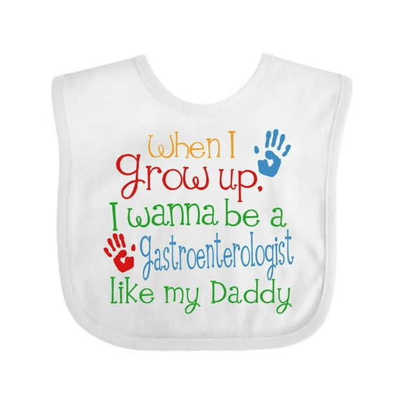 Inktastic Gastroenterologist Like Daddy Boys or Girls Baby Bib