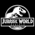 thumbnail image 3 of Men's Jurassic World: Rebirth Black and White Movie Logo  Graphic T-Shirt, 3 of 6