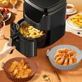 thumbnail image 7 of Air Fryer Silicone Pot, 2Pcs 8 Inch Reusable Air Fryer Silicone Liners with Silicone Gloves, Replacement of Parchment Paper Liners, Air fryer Oven Accessories, Fits 3.6 To 6.8QT Air Fryer (Grey+), 7 of 7