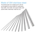 thumbnail image 4 of Uxcell 304 Stainless Steel Round Rods 4mm x 100mm for DIY Craft, 4Pcs, 4 of 5