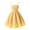 AB190 Yellow, variant on Bainana Girls Solid Color Summer Dresses Sleeveless Suspender Party Dress Big Kids Cute Formal Dress Size 12-13 Years Black