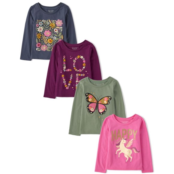 Camisetas The Children's Place 5 años – Pack de 4