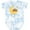 Tie Dye Blue, variant on Inktastic I Love My Big Sister Boys or Girls Baby Bodysuit