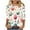 10-Multicolor, variant on Cavosen Happy Easter Women's 3/4 Sleeve Tops and Blouses Summer Eggs Print Pullover Shirts Round Neck Holiday Blouse Vacation Festival Tee Shirts Casual Dressy T Shirts XL