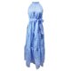 thumbnail image 3 of Vestido Sin Mangas Vestidos largos de mujer Vestido de cuello alto de cintura alta Estilo bohemio (Azul M) Cgtredaw para Mujer Azul T M, 3 of 8