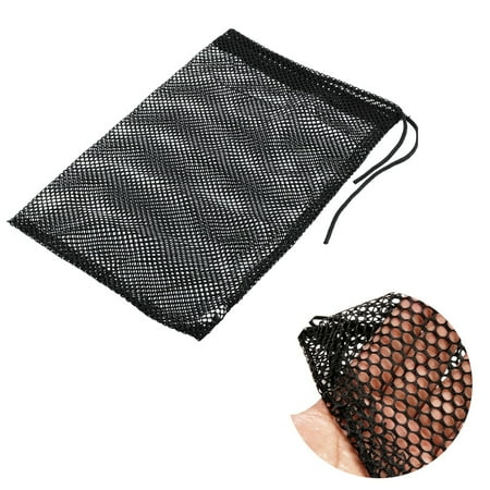 FELTECHELECTR 3Pcs Heavy Duty Mesh Net Bag with Drawstring Closure for 11.8 x 11.4in