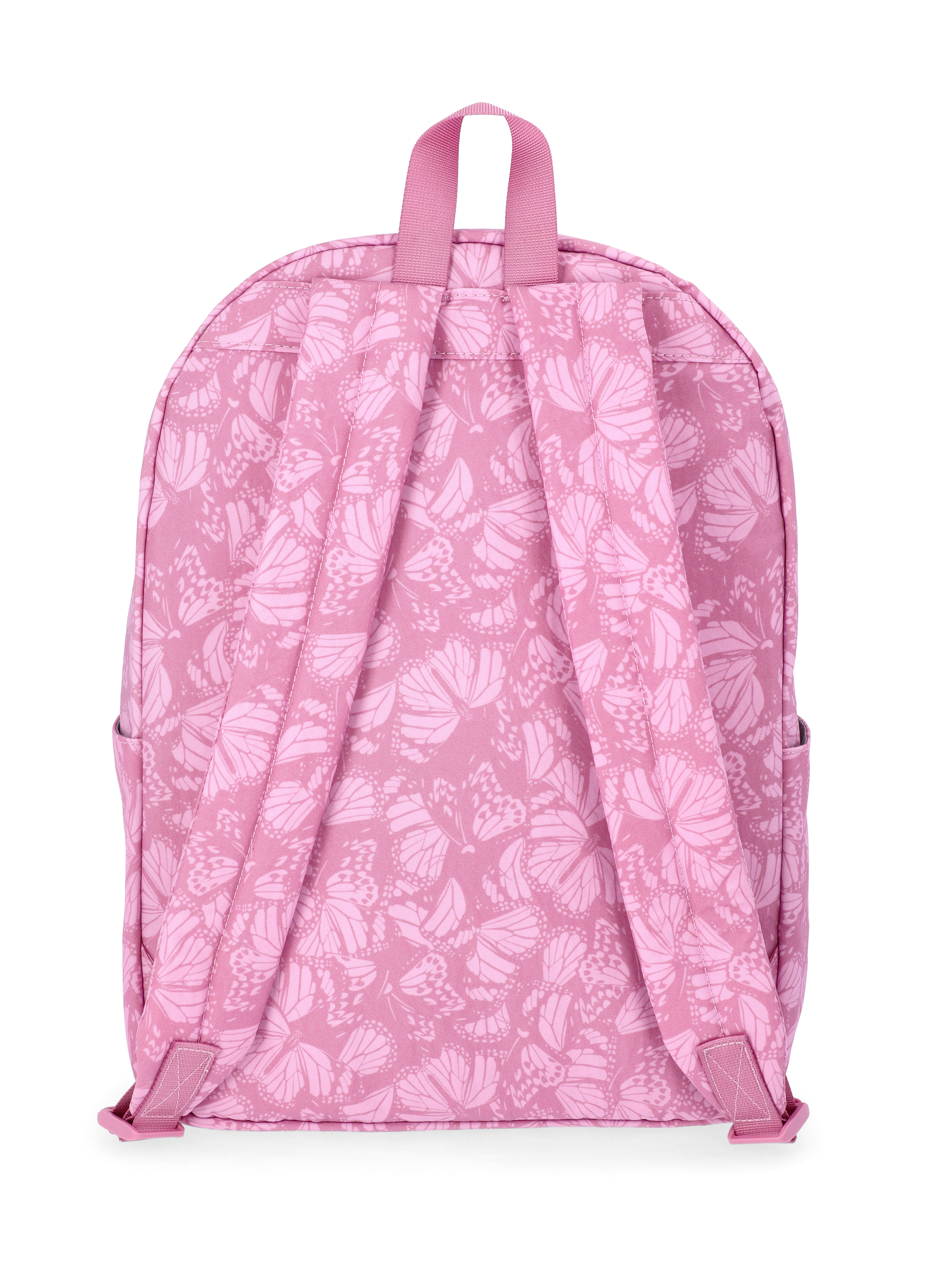 No Boundaries Women's Dome Backpack, Rosy Lilac Butterfly