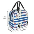 thumbnail image 3 of Lsque Bulldog Friend Pattern Lunch Bag Women/Men Insulated Lunch Box,Small Leakproof Cooler Food Lunch Containers Reusable High Capacity Lunch Tote Bags, 3 of 6