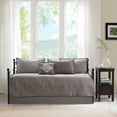 thumbnail image 4 of Reversible 6Piece Bedding Sets Dark Grey Cotton Cottage Style for Twin Daybed, 4 of 10