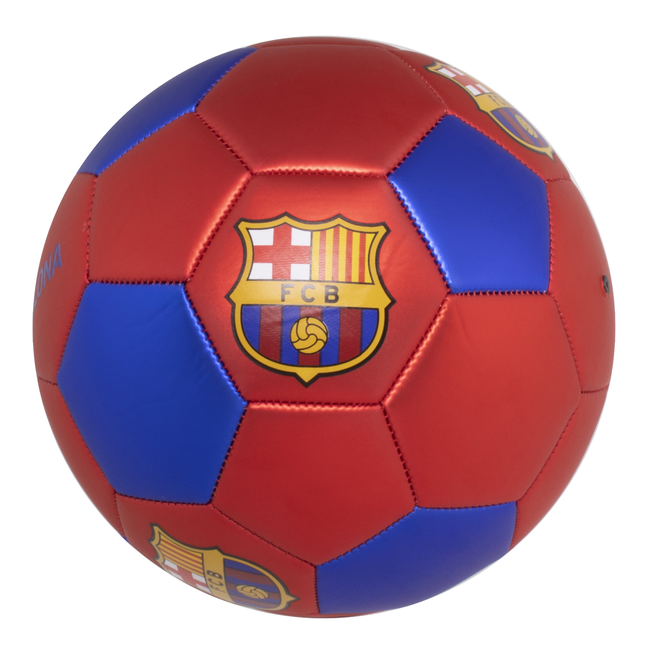 Barcelona *FCB Ball* Pillow Buddy FC Barcelona Football Blue & Red 13'' x 13'' 